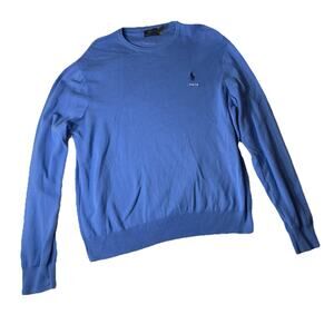 Polo Ralph Lauren Men's Cotton Crewneck Sweater - size XL - Blue